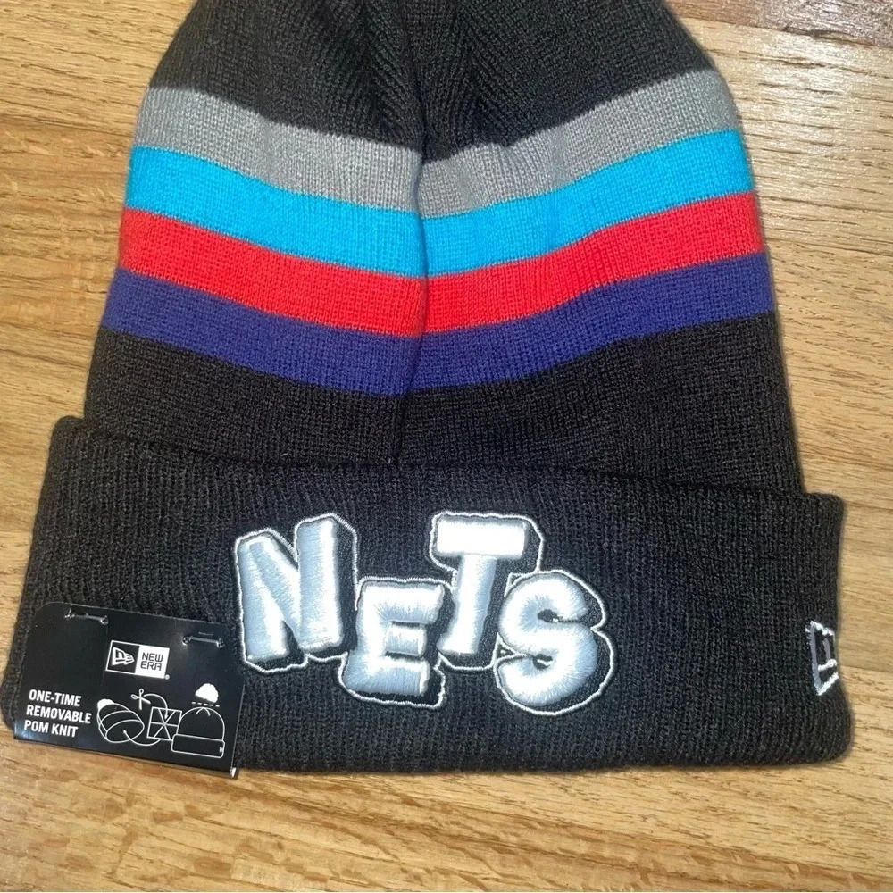 Brooklyn Nets Knit Snow Cap - Picture 2 of 5